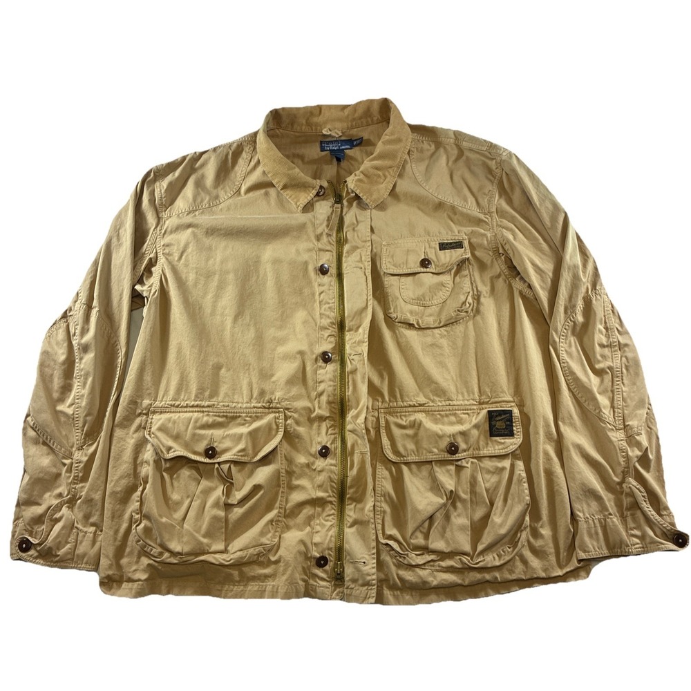 Polo Ralph Lauren VTG Fishing And Hunting Corduroy Collar Men's Jacket 3XLT